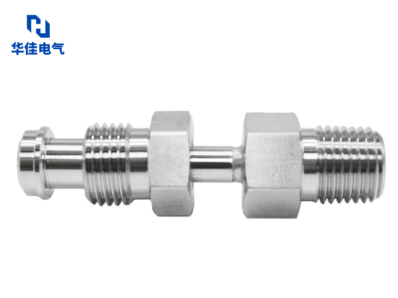 VCR金属垫片面密封直通转换接头 VCR转NPT直通接头